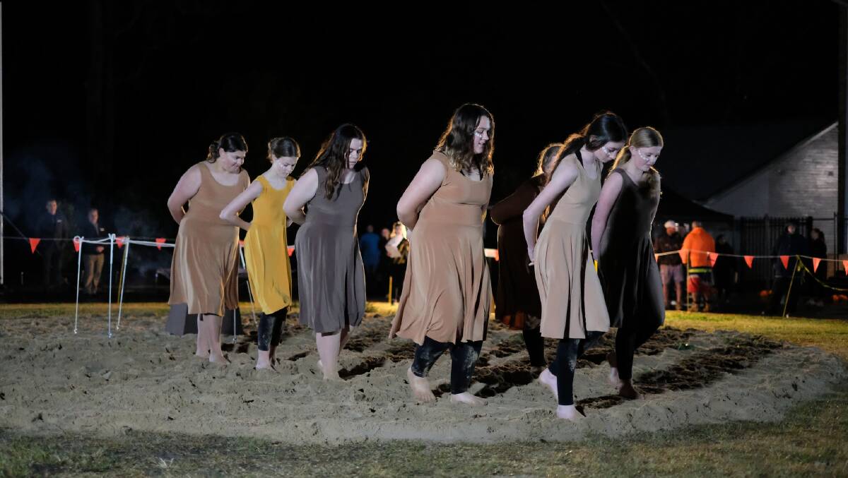 Cessnock High School students performed a number of traditional dances at the school's annual Corroboree event. Picture supplied
