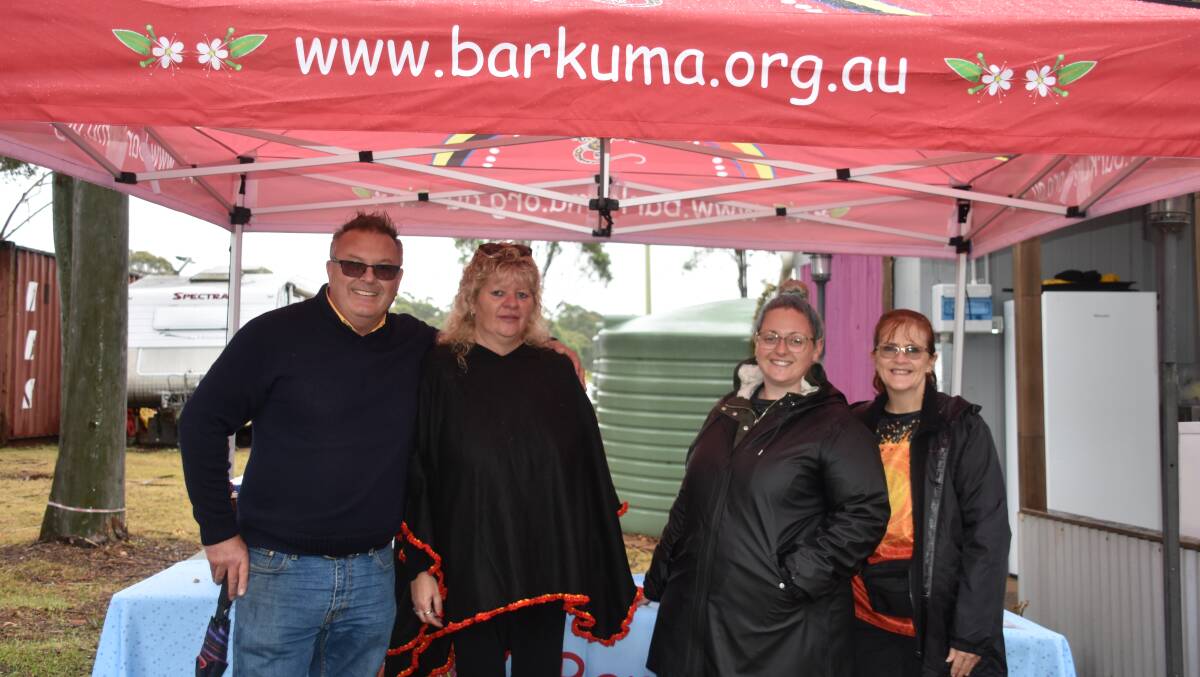 NAIDOC WEEK: Dane Hickey, Deb Dacey, Tshinta Sommerville and Joanne Pfahl from Barkuma Neighbourhood Centre. Picture by Laura Rumbel