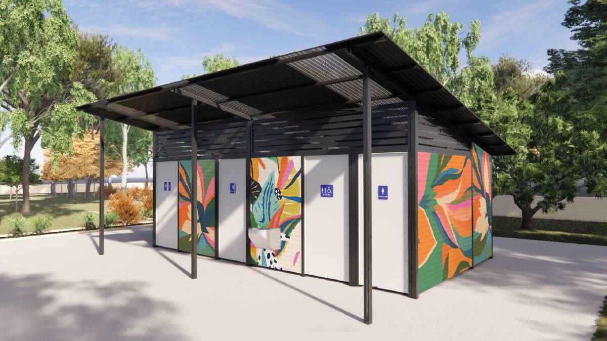 PUBLIC POLL: The community is encouraged to have their say on which artistic design they'd like featured on a new public amenities block at Cliftleigh Meadows District Park. Pictures supplied