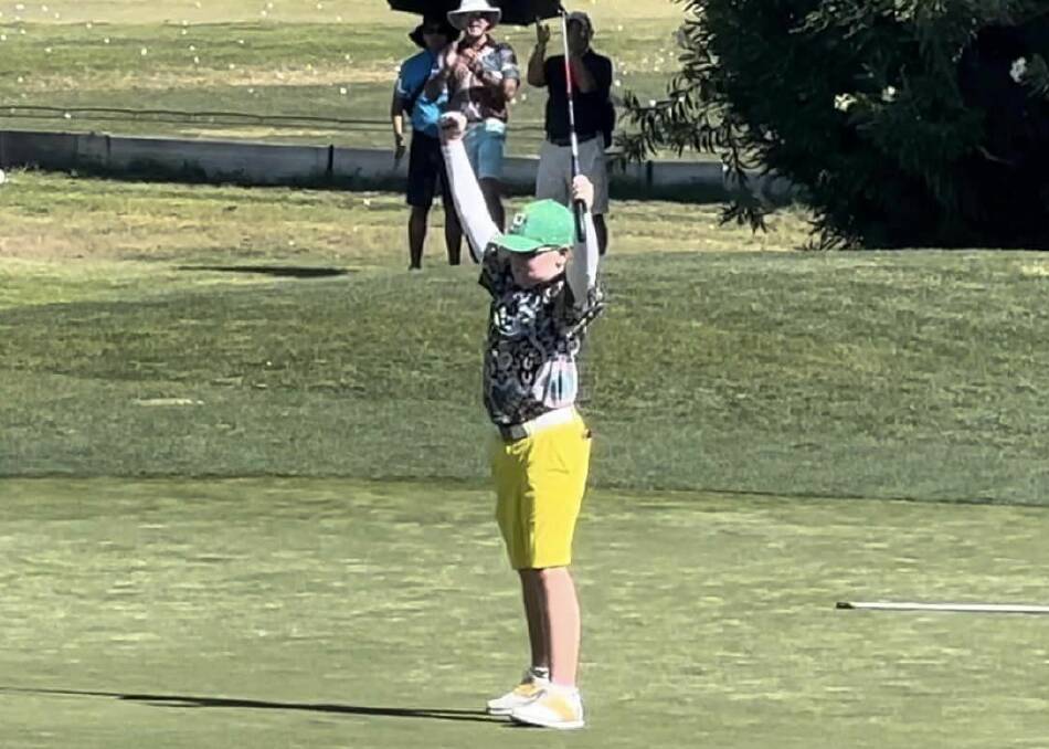 Harry Preece wins the IJGA World Stars of Junior Golf World Championship (Boys 11 to 12-years) in Las Vegas. 