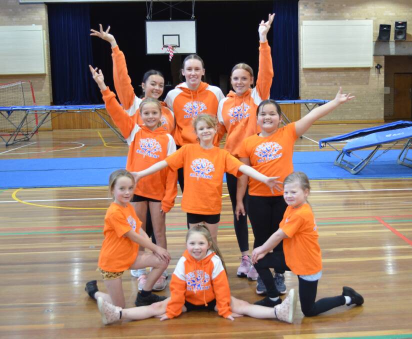 FUN, FITNESS AND FRIENDSHIP: Aerosport Allstars athletes (pictured at a recent training session) will hold a showcase at Cessnock High School this Saturday.