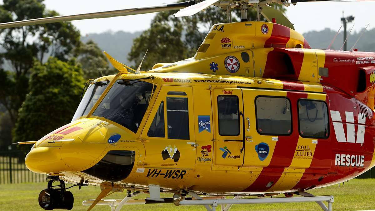 OPERATION: The Westpac Rescue Helicopter winched an injured dirt bike rider from bushland near Brunkerville on April 3 and flew him to John Hunter Hospital.