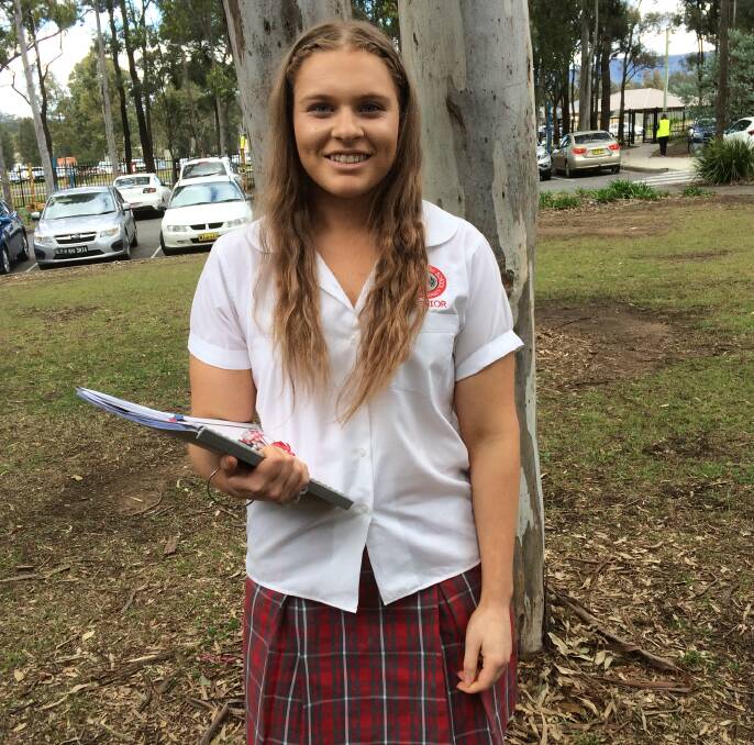 HIGH ACHIEVER: Mount View High School student Kate Norris placed second in the state in the retail services examination.
