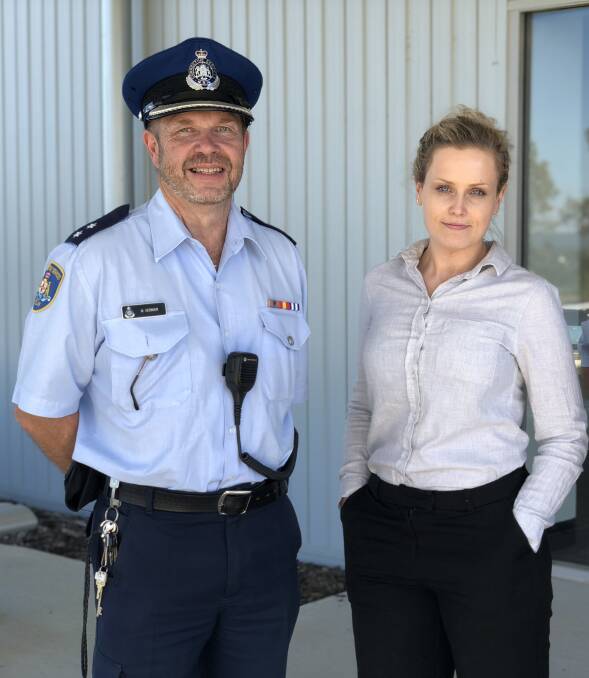 NEW ROLES: Hunter Correctional Centre custodial case management recruits Marcel Vernier and Sophie Barnett. Picture: Corrective Services NSW