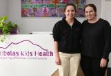 Rachel Dewhurst and Eden Bradford from Canobolas Kids Health have opened up about the paediatric health crisis. Picture by Carla Freedman