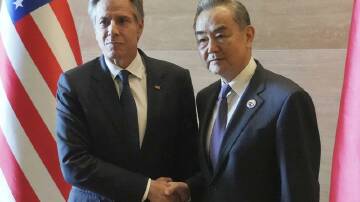 Antony Blinken and Wang Yi agreed to keep making progress on US-China military-to-military ties. Photo: AP PHOTO